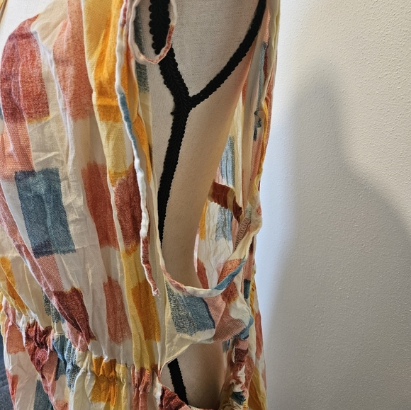 Anthropolgie Lilka Painters Palette Sleeveless Mini Dress Large - Picture 4 of 6